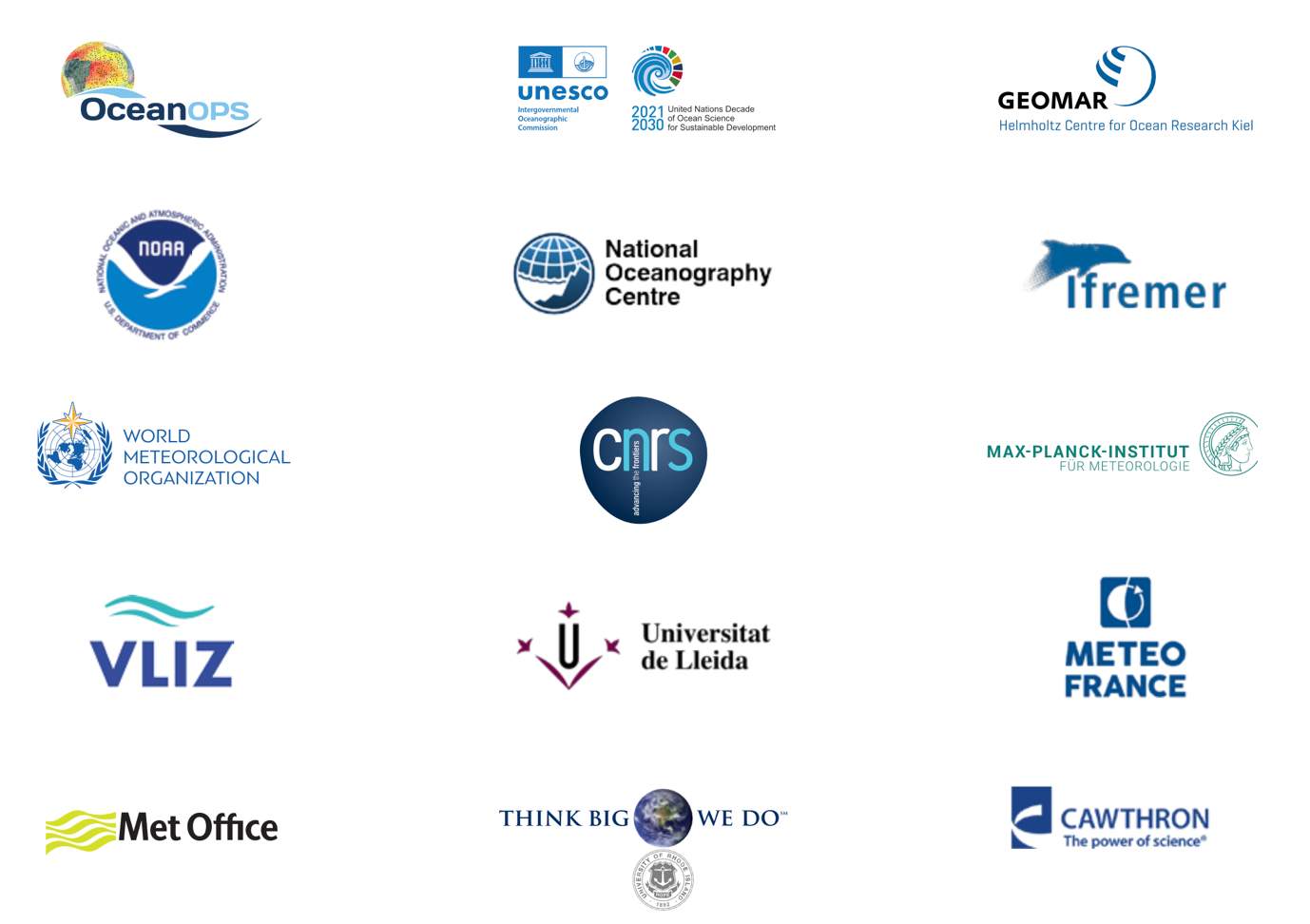 Science partner logos