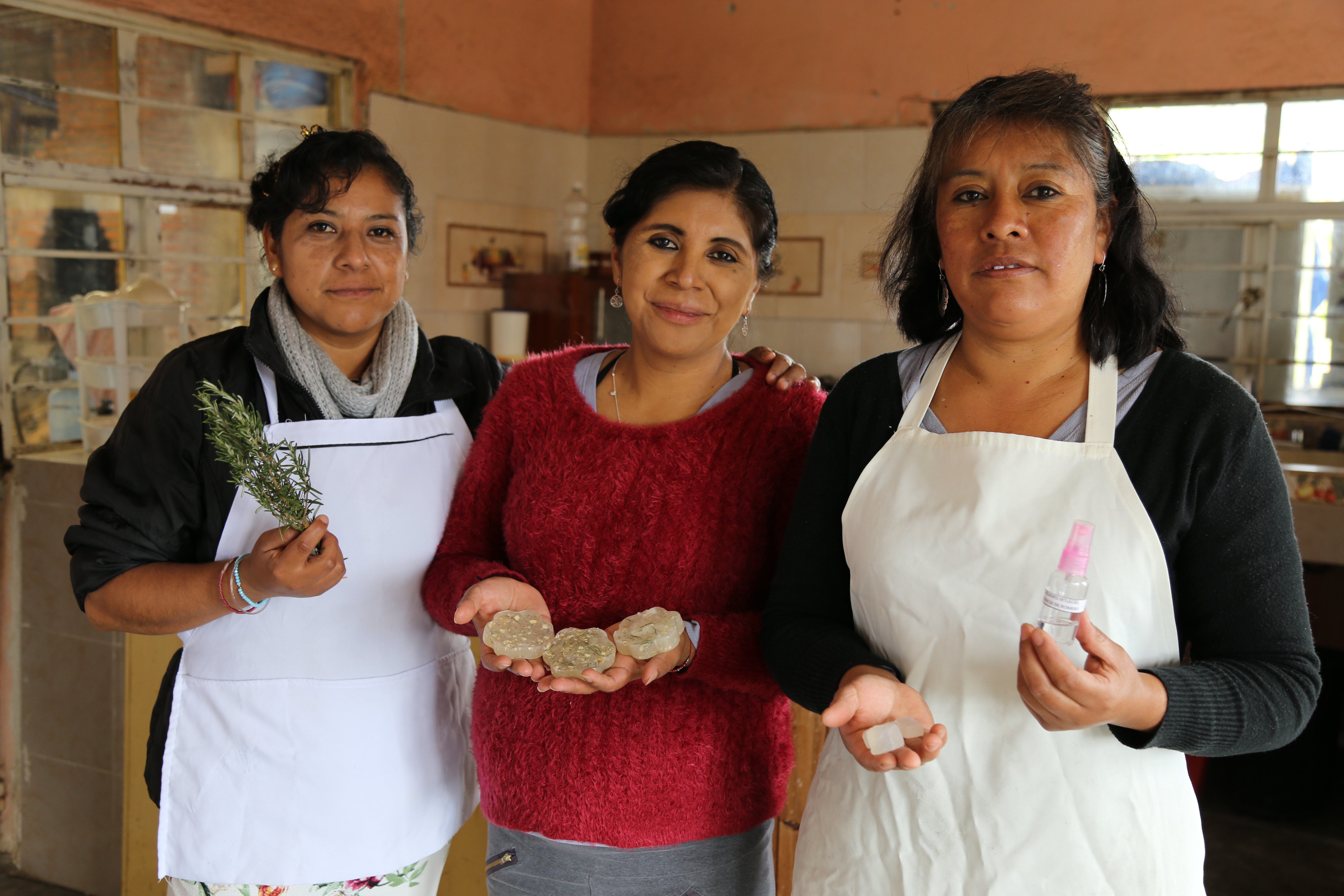 Integrantes de Grupo de Trabajo Mujeres Ixtlecas (Oaxaca).