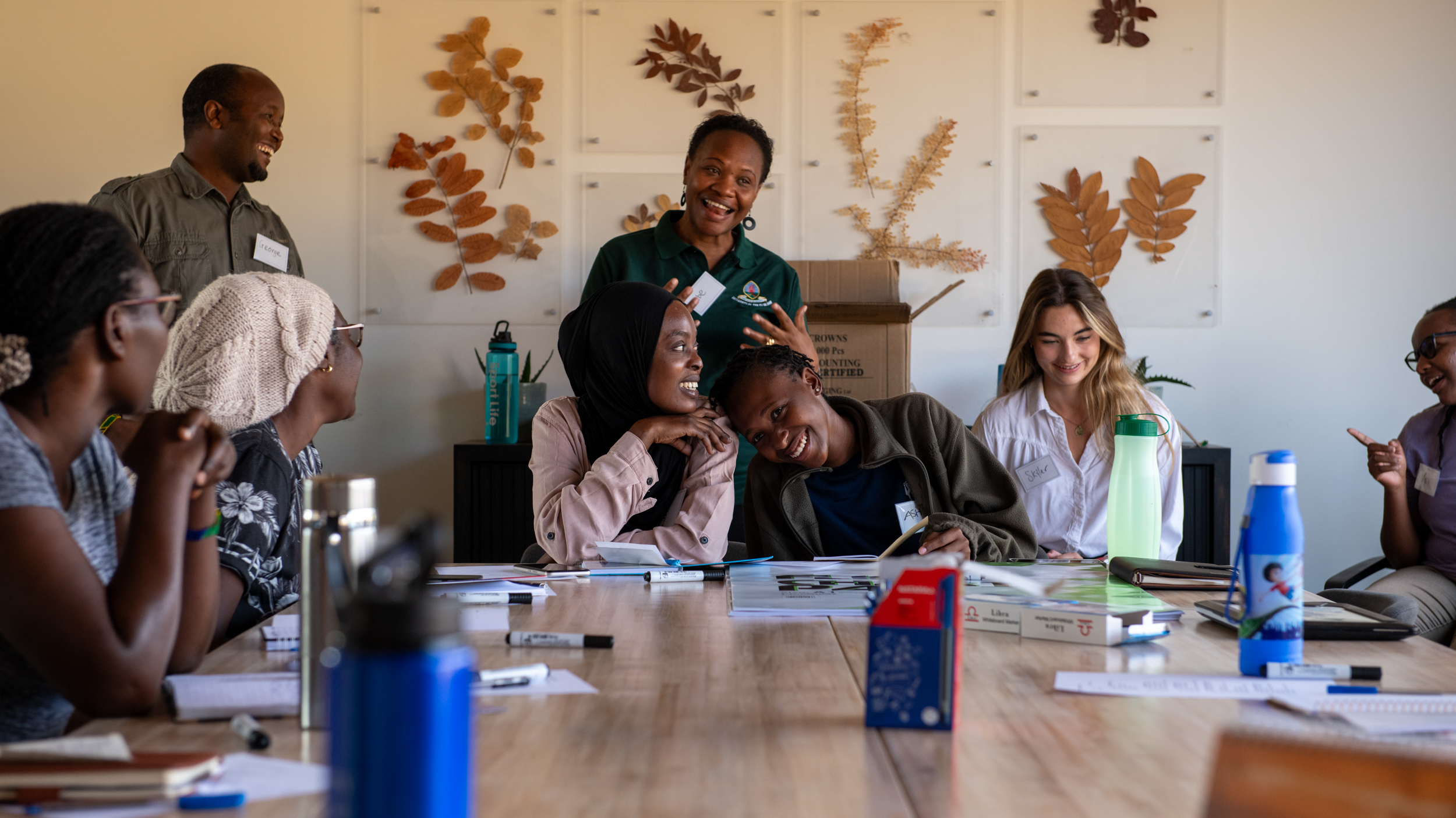 Students and mentors at WiCT Tanzania