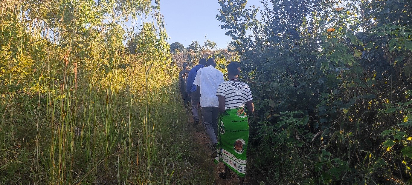 Boundary demarcation of Mvai Forest Reserve