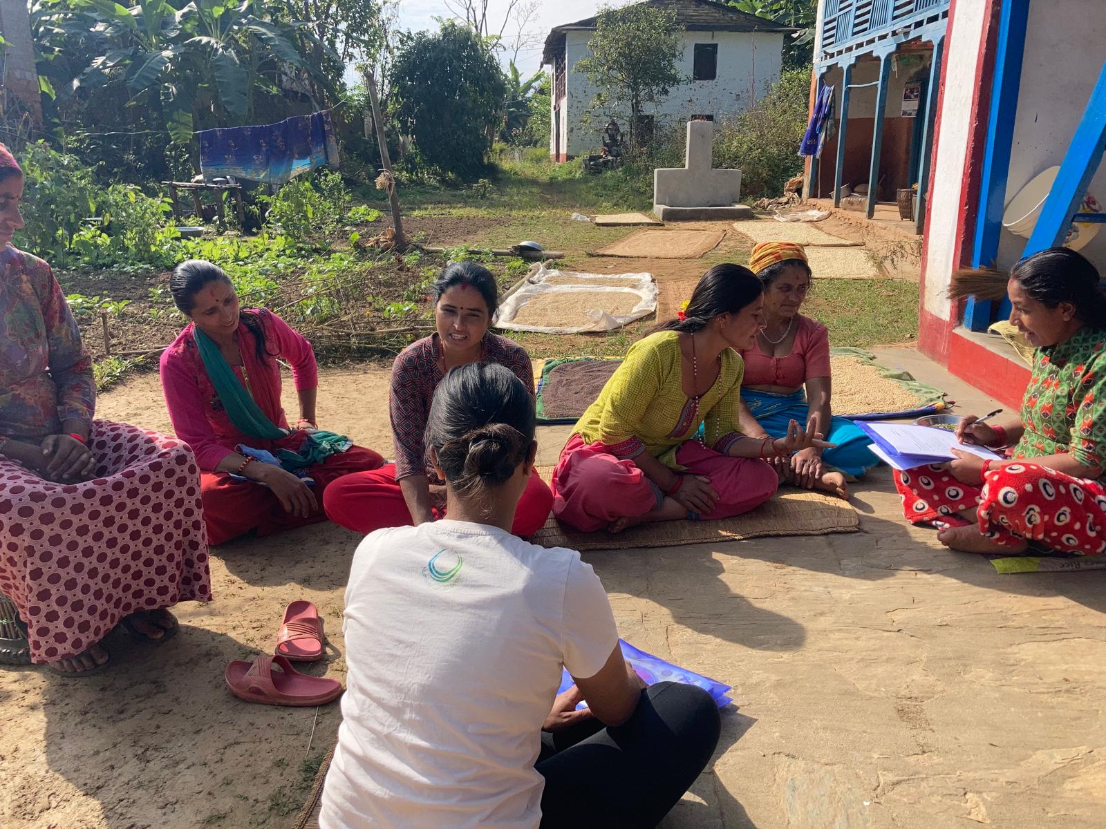 Conducting research in Baglung district