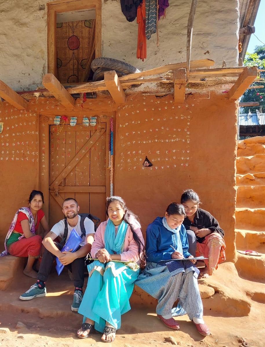 Conducting research in Dadeldhura district