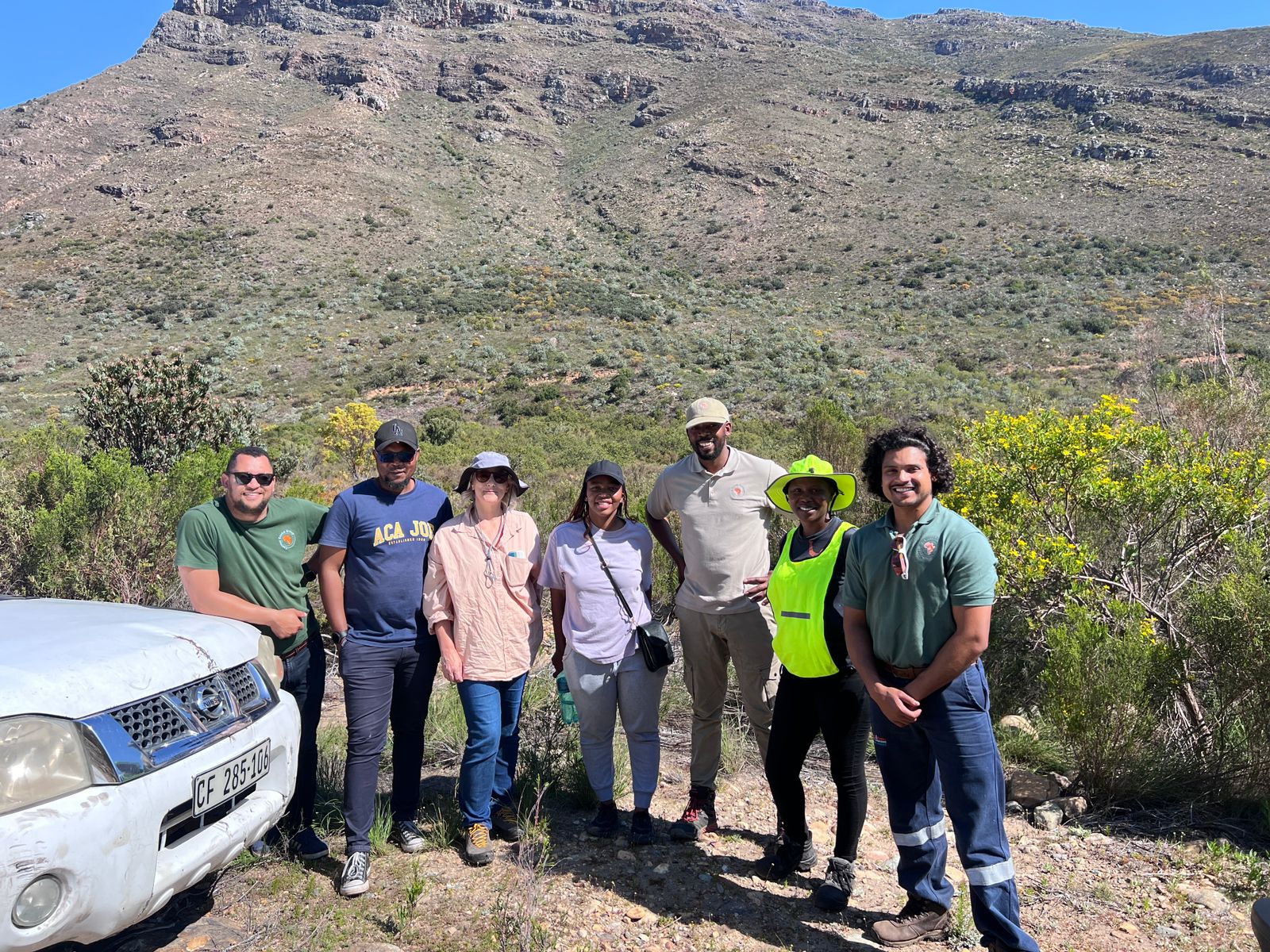 Site visit by government partners to one of the projects