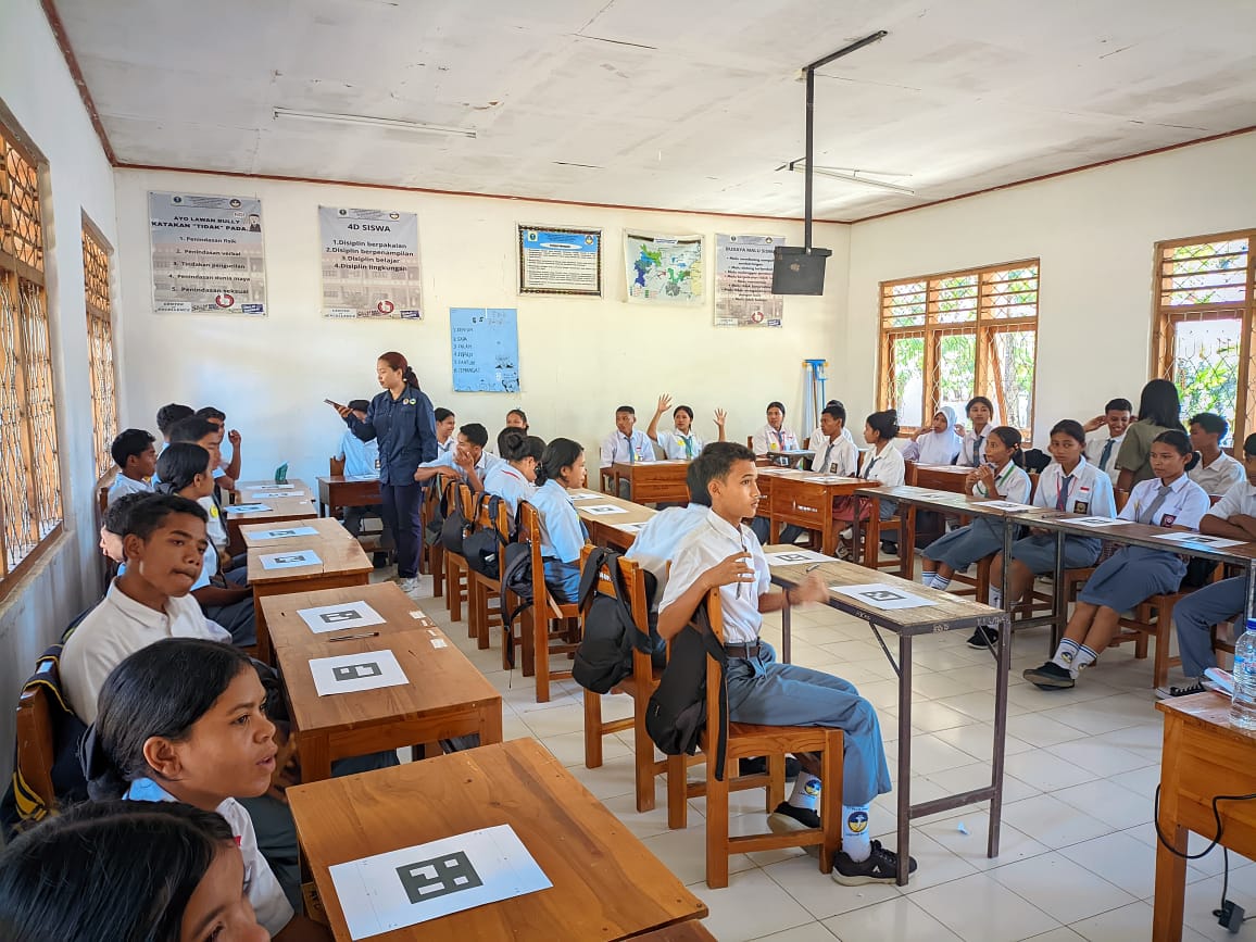 Team teachers from Komodo National Park used Kahoot as an exam instrument providing both academic and innovation strategy into the classroom