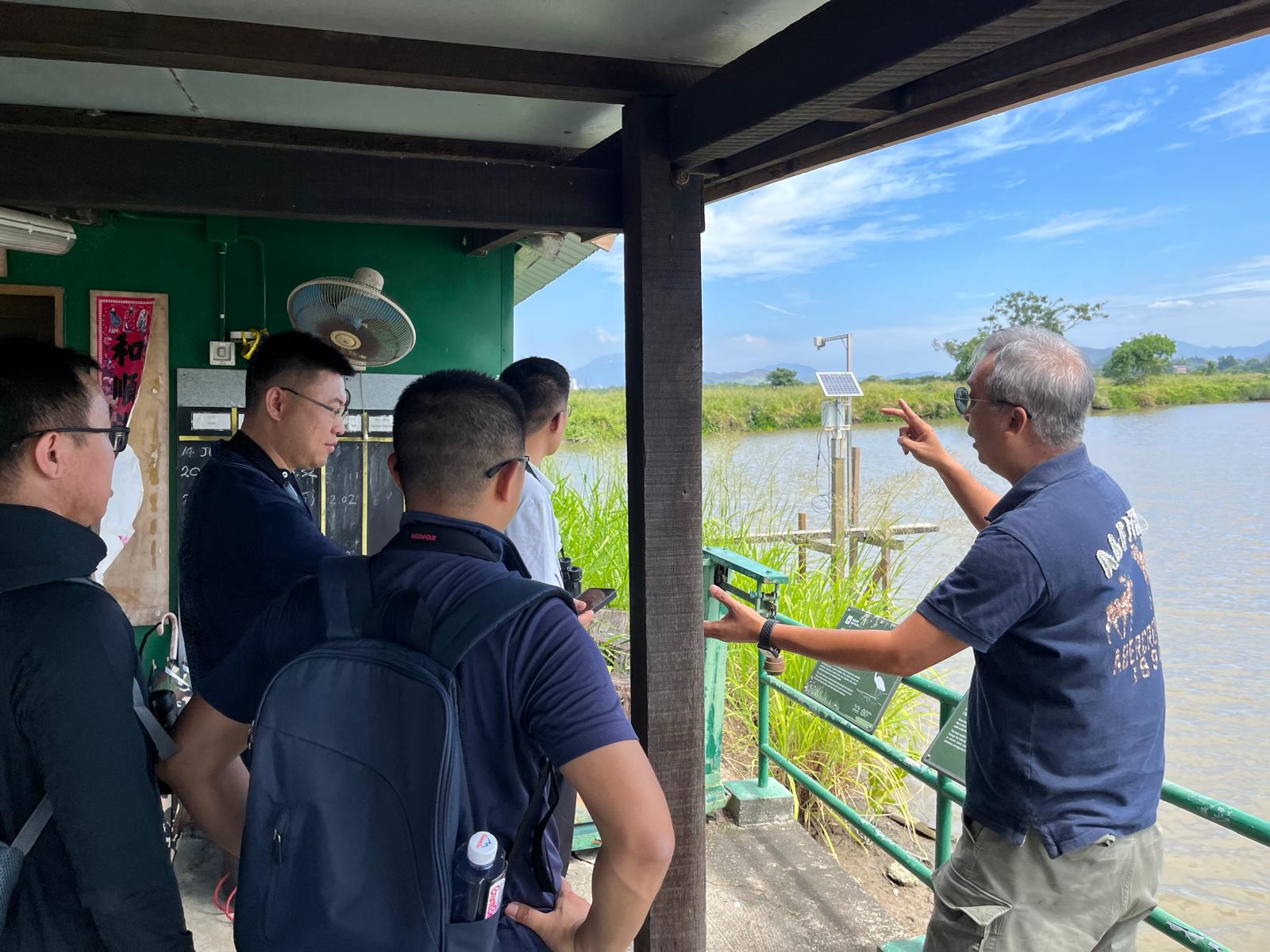 site visit seminar on IoT application on wetland management 