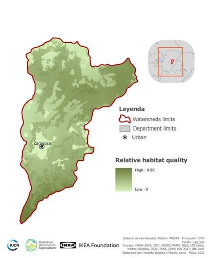 Habitat quaility Pixcaya Pampumay