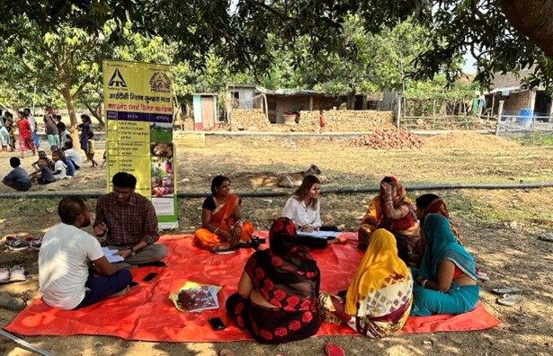 Focused group discussion with the farmers and women groups in Kharagpur