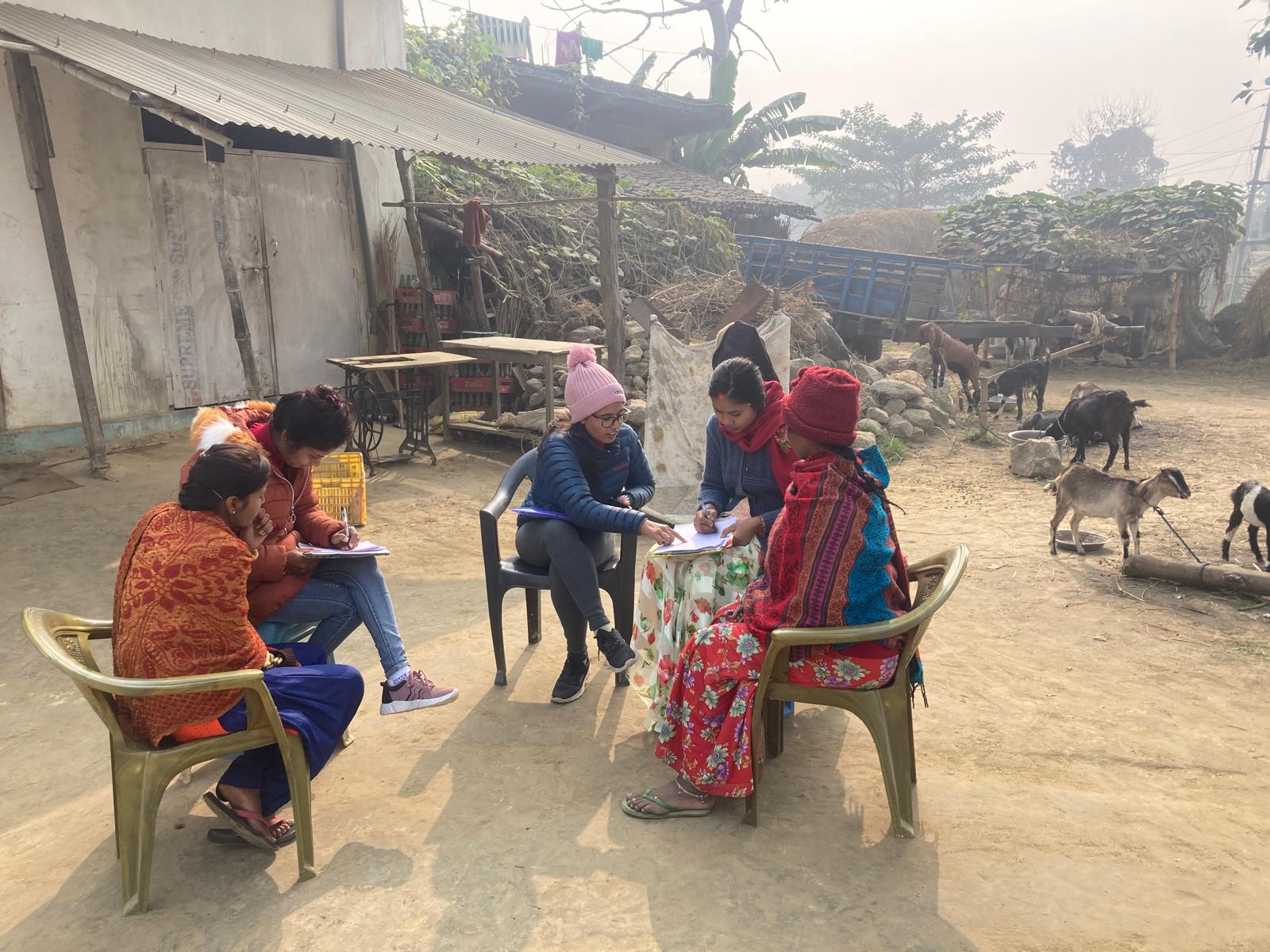 Entretiens de recherche dans le district de Nawalparasi