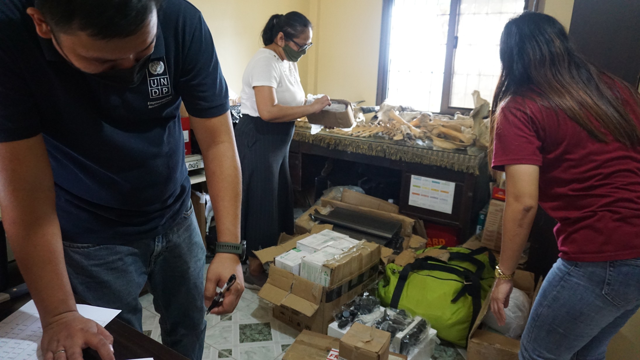 UNDP monitoring donations during turn-over