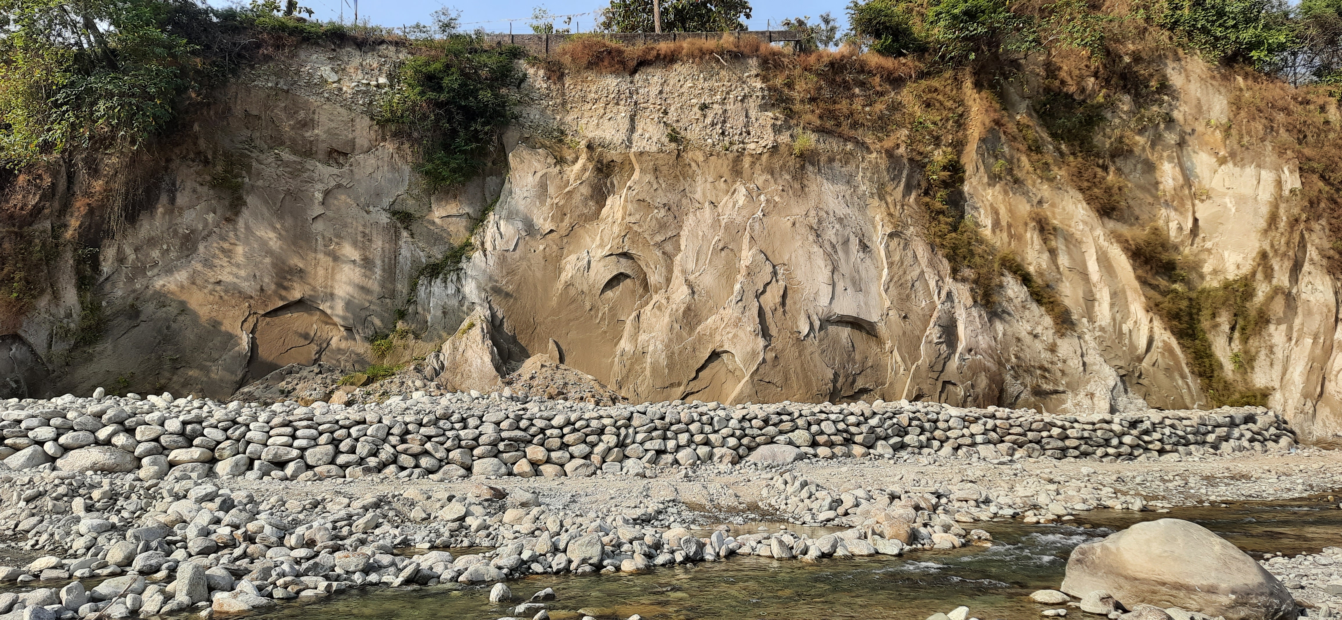 River Bank Embankment Work