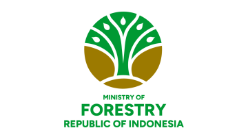 Logo with the name of the ministry and a tree.
