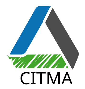 CITMA is written. There is a triangle with sides in blue, grey, and green. 