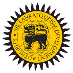 The image shows the emblem of the Sri Lanka Tourism Development Authority with its name surrounding it 