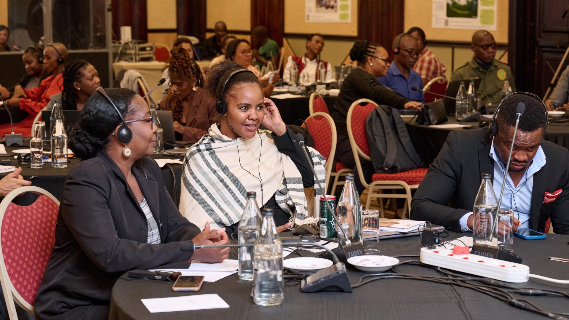 Participants engaged in a discussion during the workshop