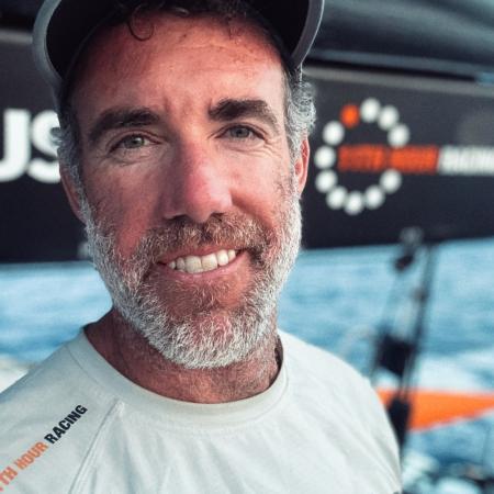 Onboard Reporter Amory Ross managed the eDNA sampling onboard 11th Hour Racing Team boat