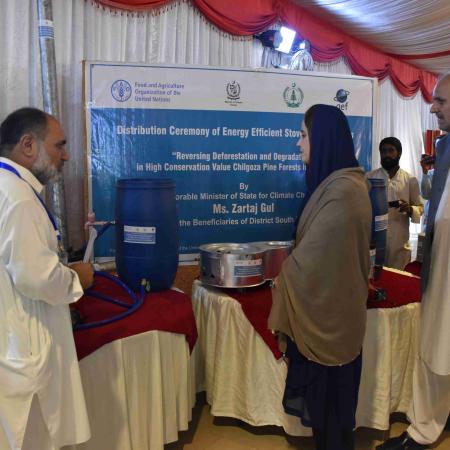 Fuel-efficient stoves distribution ceremony in South Waziristan