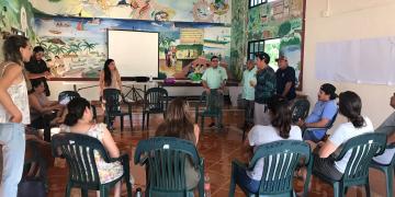 Reunión de planeación estratégica donde participaron integrantes del grupo núcleo de la red, Punta Allen, diciembre 2022 