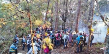 Organizacion comunitaria para atencion de incendio forestal CELAQUE