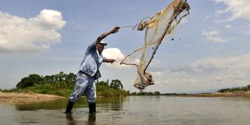 Fisherman in Colombia