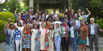 Participants and facilitators of the Agroecology Leadership Academy on the last day of the second international learning event in Hawassa/Ethiopia