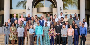 Participants from the regional knowledge exchange workshop in Namibia