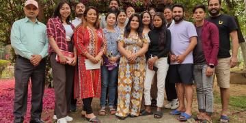 Building networks and relationships to strengthen and promote the compostable men-strual pad production in Nepal.
