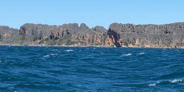 Karst formations and landscape of Nosy Hara
