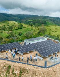 Vista Panorámica de la Planta Fotovoltaica de Sabana Real GIZ