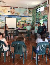 Reunión de planeación estratégica donde participaron integrantes del grupo núcleo de la red, Punta Allen, diciembre 2022 