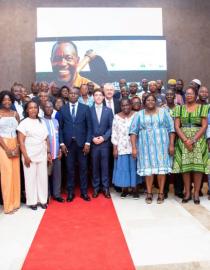 Members of local communities and other stakeholders celebrating their joint achievements