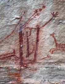 Pinturas Rupestres de la Finca Pinga do Boi en el Circuito de Serra Branca ICMBio