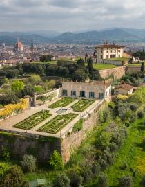 Giardino del cavagliere and rural landscape © Guido Cozzi, Associazione Firenze Greenway