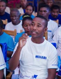 Fishers representatives at a MIHARI forum MIHARI