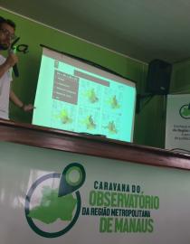 Presentations on topics such as policy proposal for urban riparian forests in Manaus/Amazonas Fundação Vitória Amazônica