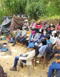 Participantes del Diplomado de Agricultura Orgánica reciben clases en Finca Biodinámica la Fortaleza en Marcala, La Paz, Honduras. @GIZ/Freddy Moreno