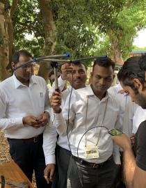 Training on monitoring radio collared animals GIZ